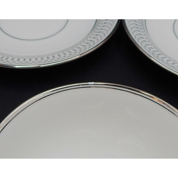 Tirschenreuth Bavaria The Elgin Teacup And Saucer Germany Silver Set/2 - Picture 6 of 9